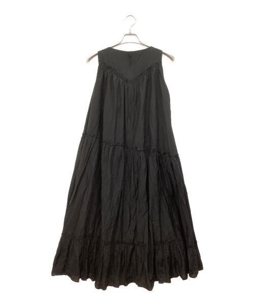 MAISON DE REEFUR（メゾン ド リーファー）MAISON DE REEFUR (メゾン ド リーファー) ノースリーブ・キャミソールワンピース ブラック サイズ:38の古着・服飾アイテム