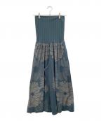 PLEATS PLEASEプリーツプリーズ）の古着「ワイドパンツ」｜グリーン