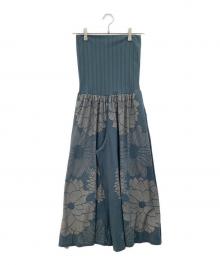 PLEATS PLEASE（プリーツプリーズ）の古着「ワイドパンツ」｜グリーン