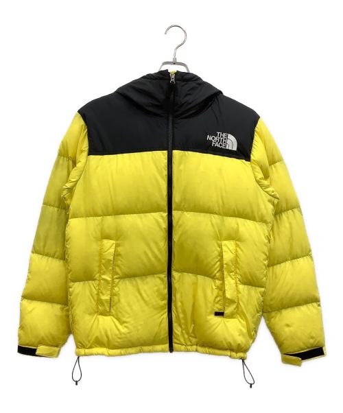 THE NORTH FACE（ザ ノース フェイス）THE NORTH FACE (ザ ノース フェイス) ダウンジャケット ブラック×イエロー サイズ:Lの古着・服飾アイテム