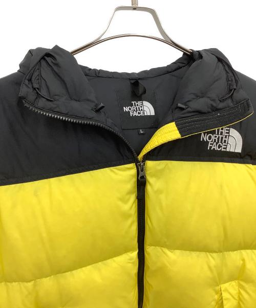 THE NORTH FACE（ザ ノース フェイス）THE NORTH FACE (ザ ノース フェイス) ダウンジャケット ブラック×イエロー サイズ:Lの古着・服飾アイテム