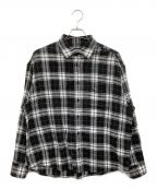 X-LARGEエクストララージ）の古着「長袖シャツ」｜ホワイト×ブラック