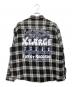 X-LARGE (エクストララージ) 長袖シャツ ホワイト×ブラック サイズ:M：6000円