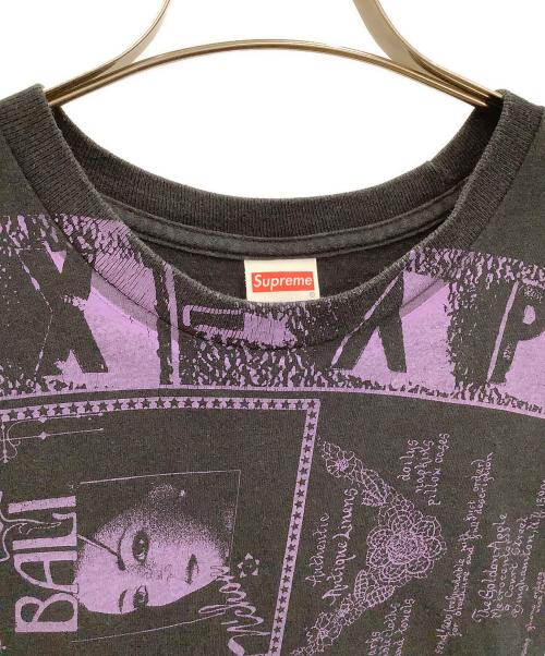 SUPREME（シュプリーム）SUPREME (シュプリーム) Tシャツ ブラック×パープル サイズ:Lの古着・服飾アイテム