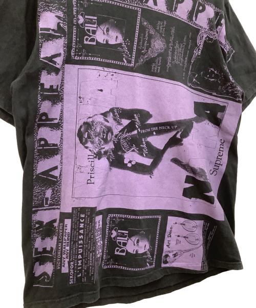 SUPREME（シュプリーム）SUPREME (シュプリーム) Tシャツ ブラック×パープル サイズ:Lの古着・服飾アイテム