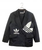 adidas×dry clean onlyアディダス×ドライクリーンオンリー）の古着「ブレザー」｜ブラック
