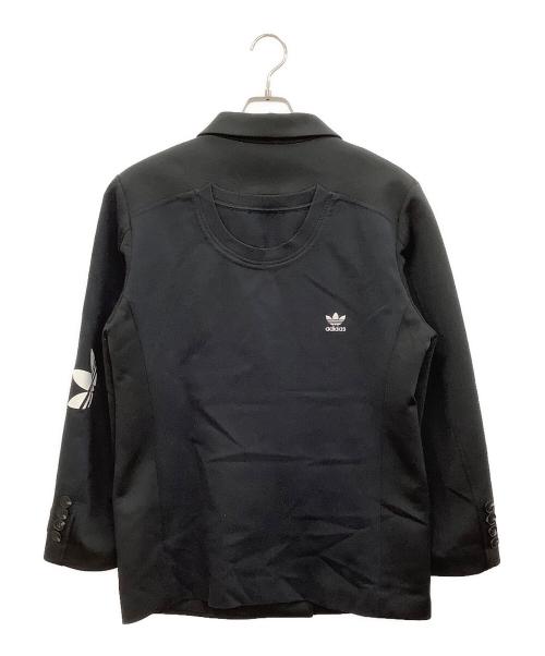 adidas（アディダス）adidas (アディダス) dry clean only (ドライクリーンオンリー) ブレザー ブラック サイズ:Mの古着・服飾アイテム