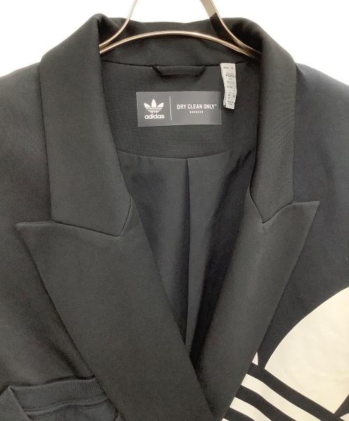 adidas（アディダス）adidas (アディダス) dry clean only (ドライクリーンオンリー) ブレザー ブラック サイズ:Mの古着・服飾アイテム