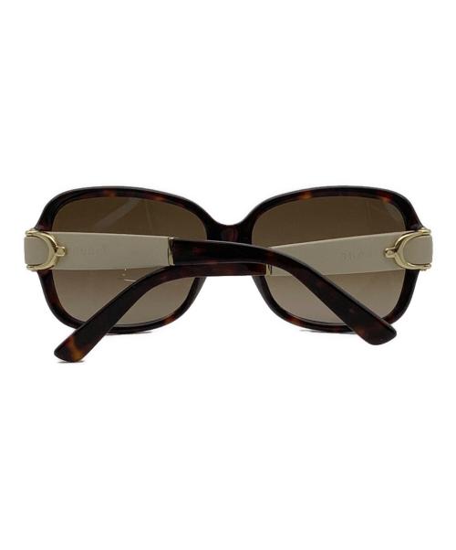 GUCCI（グッチ）GUCCI (グッチ) サングラス ベージュ×ブラウン サイズ:57□15の古着・服飾アイテム