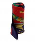 HERMESエルメス）の古着「大判スカーフ」｜レッド×ネイビー