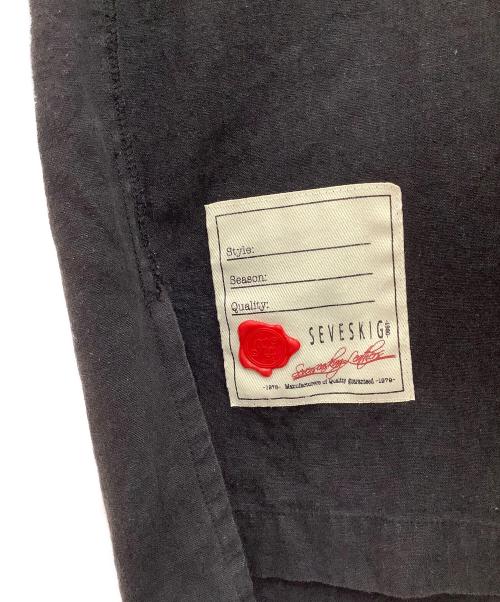 SEVESKIG（セヴシグ）SEVESKIG (セヴシグ) 半袖シャツ ブラック サイズ:XLの古着・服飾アイテム