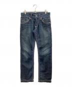 DOLCE & GABBANAドルチェ＆ガッバーナ）の古着「ダメージ加工デニムパンツ」｜ブルー