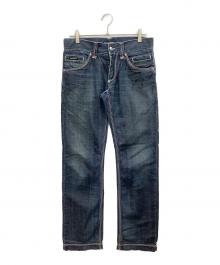 DOLCE & GABBANA（ドルチェ＆ガッバーナ）の古着「ダメージ加工デニムパンツ」｜ブルー