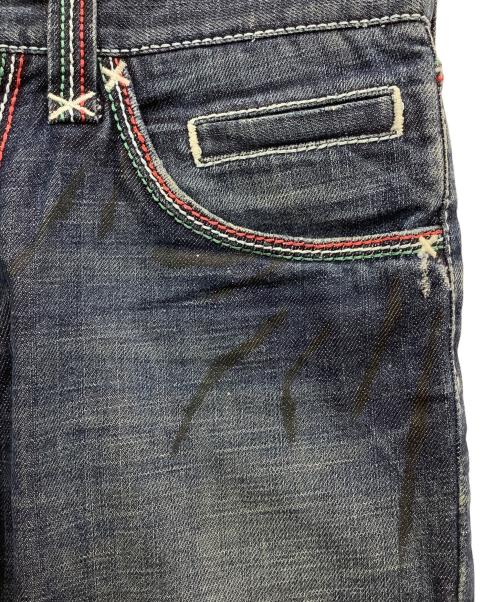 DOLCE & GABBANA（ドルチェ＆ガッバーナ）DOLCE & GABBANA (ドルチェ＆ガッバーナ) ダメージ加工デニムパンツ ブルー サイズ:44の古着・服飾アイテム