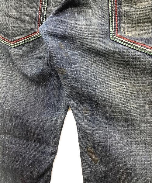 DOLCE & GABBANA（ドルチェ＆ガッバーナ）DOLCE & GABBANA (ドルチェ＆ガッバーナ) ダメージ加工デニムパンツ ブルー サイズ:44の古着・服飾アイテム