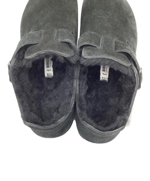 BIRKENSTOCK（ビルケンシュトック）BIRKENSTOCK (ビルケンシュトック) スウェードスリッポン ブラック サイズ:25の古着・服飾アイテム