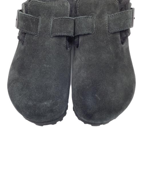 BIRKENSTOCK（ビルケンシュトック）BIRKENSTOCK (ビルケンシュトック) スウェードスリッポン ブラック サイズ:25の古着・服飾アイテム