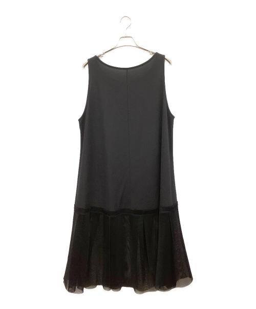 芽風（メフウ）芽風 (メフウ) ノースリーブ・キャミソールワンピース ブラック サイズ:75の古着・服飾アイテム