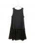 芽風（メフウ）の古着「ノースリーブ・キャミソールワンピース」｜ブラック