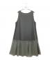 芽風 (メフウ) ノースリーブ・キャミソールワンピース グレー サイズ:75：9000円