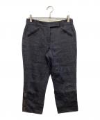 HERMESエルメス）の古着「リネンデニムジョッパーズパンツ」｜ブルー