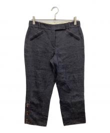 HERMES（エルメス）の古着「リネンデニムジョッパーズパンツ」｜ブルー