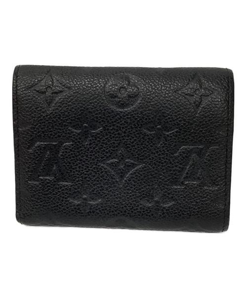 LOUIS VUITTON（ルイ ヴィトン）LOUIS VUITTON (ルイ ヴィトン) 3つ折り財布/ポルトフォイユ・ヴィクトリーヌ ブラックの古着・服飾アイテム
