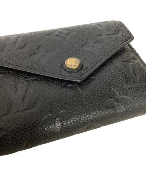 LOUIS VUITTON（ルイ ヴィトン）LOUIS VUITTON (ルイ ヴィトン) 3つ折り財布/ポルトフォイユ・ヴィクトリーヌ ブラックの古着・服飾アイテム