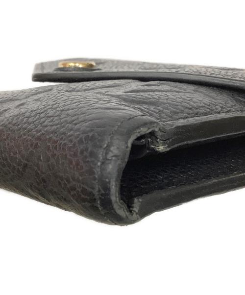 LOUIS VUITTON（ルイ ヴィトン）LOUIS VUITTON (ルイ ヴィトン) 3つ折り財布/ポルトフォイユ・ヴィクトリーヌ ブラックの古着・服飾アイテム