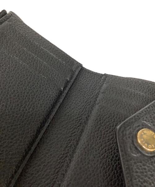 LOUIS VUITTON（ルイ ヴィトン）LOUIS VUITTON (ルイ ヴィトン) 3つ折り財布/ポルトフォイユ・ヴィクトリーヌ ブラックの古着・服飾アイテム