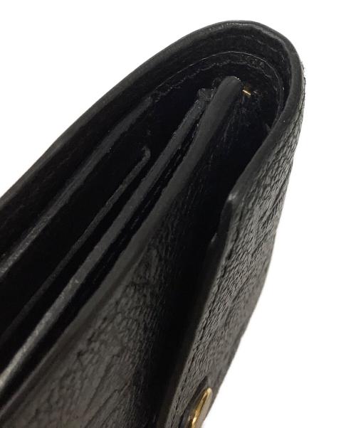 LOUIS VUITTON（ルイ ヴィトン）LOUIS VUITTON (ルイ ヴィトン) 3つ折り財布/ポルトフォイユ・ヴィクトリーヌ ブラックの古着・服飾アイテム