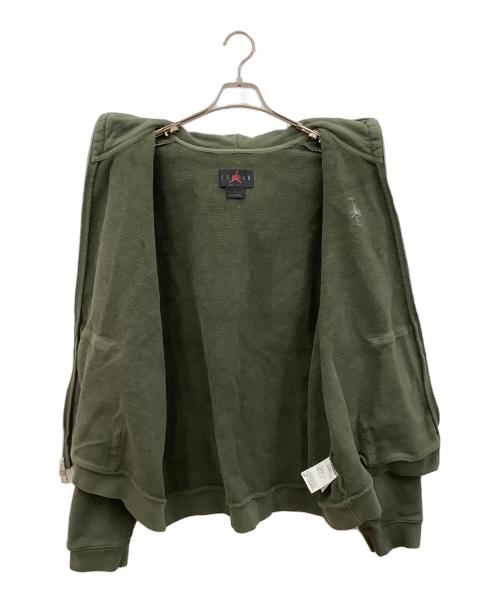 JOURDAN（ジョーダン）JOURDAN (ジョーダン) Travis Scott (トラヴィス・スコット) ジップパーカー カーキ サイズ:XLの古着・服飾アイテム