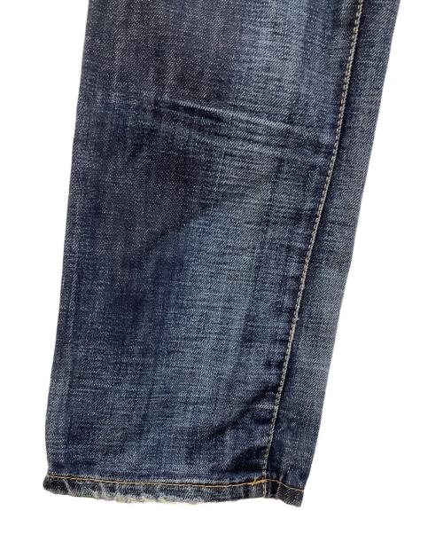 DSQUARED2（ディースクエアード）DSQUARED2 (ディースクエアード) ダメージ加工デニムパンツ ブルー サイズ:44の古着・服飾アイテム