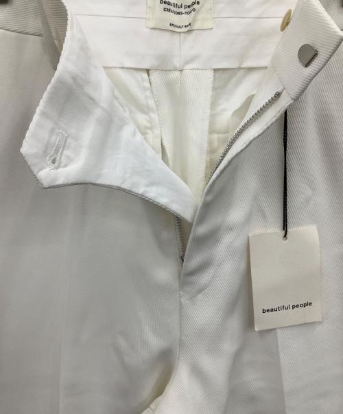 beautiful people（ビューティフルピープル）beautiful people (ビューティフルピープル) パンツ ホワイト サイズ:34の古着・服飾アイテム