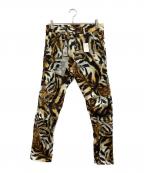 G-STAR RAWジースターロゥ）の古着「テーパードカラージーンズ」｜ブラック×ブラウン