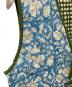 中古・古着 blockprints (ブロックプリント) マンジュベスト ブルー×グリーン サイズ:S：16000円