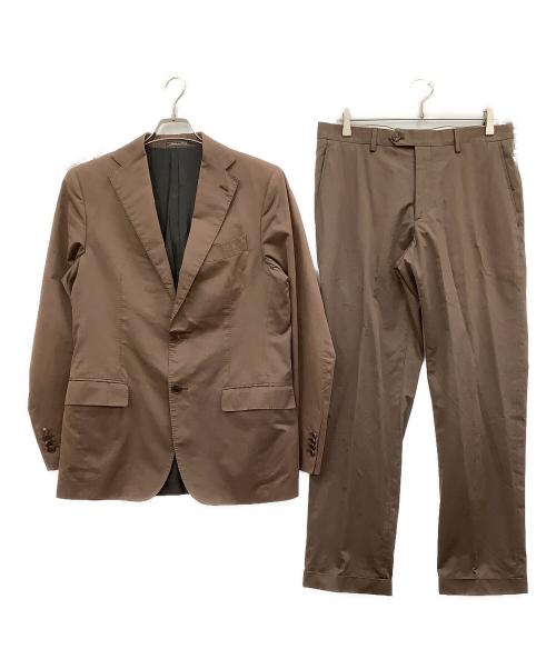 Salvatore Ferragamo（サルヴァトーレ フェラガモ）Salvatore Ferragamo (サルヴァトーレ フェラガモ) セットアップスーツ ブラウン サイズ:−の古着・服飾アイテム