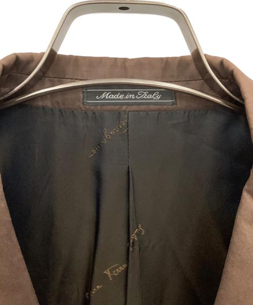 Salvatore Ferragamo（サルヴァトーレ フェラガモ）Salvatore Ferragamo (サルヴァトーレ フェラガモ) セットアップスーツ ブラウン サイズ:−の古着・服飾アイテム