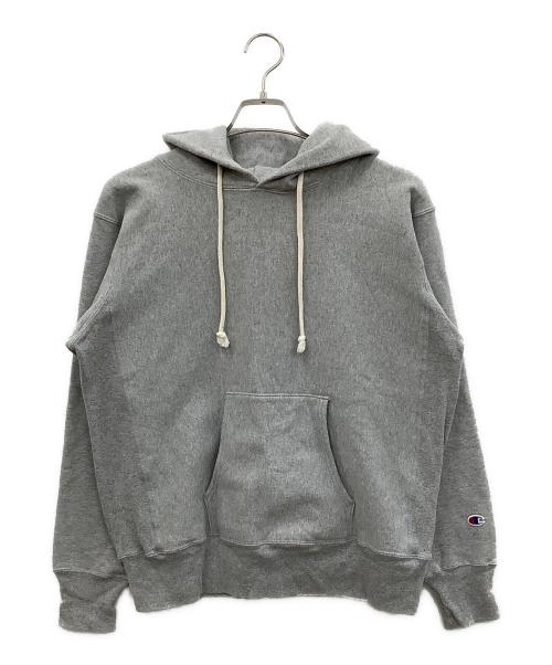 Champion REVERSE WEAVE（チャンピオン リバース ウィーブ）Champion REVERSE WEAVE (チャンピオン リバース ウィーブ) プルオーバーパーカー グレー サイズ:XLの古着・服飾アイテム