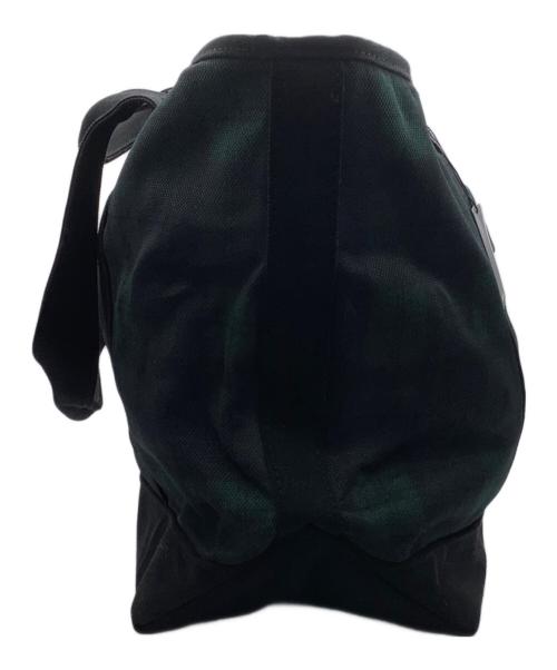 FRED PERRY（フレッドペリー）FRED PERRY (フレッドペリー) トートバッグ ブラック×グリーン サイズ:−の古着・服飾アイテム