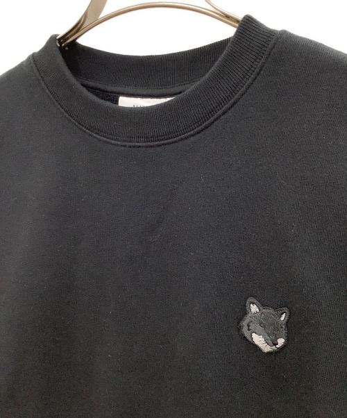 maison kitsune（メゾンキツネ）maison kitsune (メゾンキツネ) スウェット ブラック サイズ:Mの古着・服飾アイテム