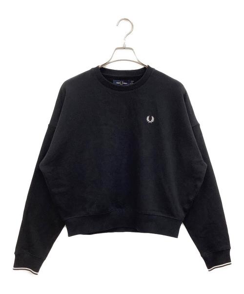 FRED PERRY（フレッドペリー）FRED PERRY (フレッドペリー) Tipped Sweatshirt ブラック サイズ:Mの古着・服飾アイテム