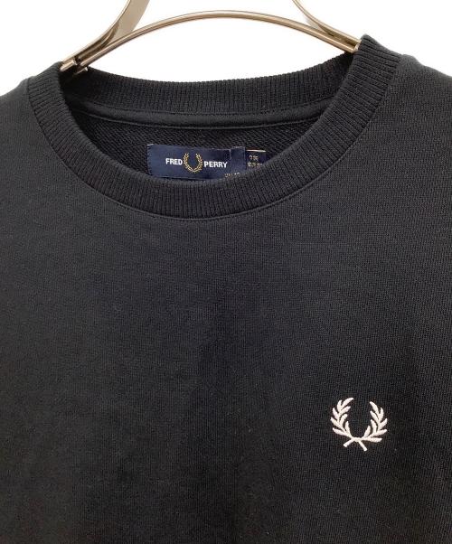 FRED PERRY（フレッドペリー）FRED PERRY (フレッドペリー) Tipped Sweatshirt ブラック サイズ:Mの古着・服飾アイテム