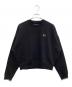 FRED PERRY（フレッドペリー）の古着「Tipped Sweatshirt」｜ブラック