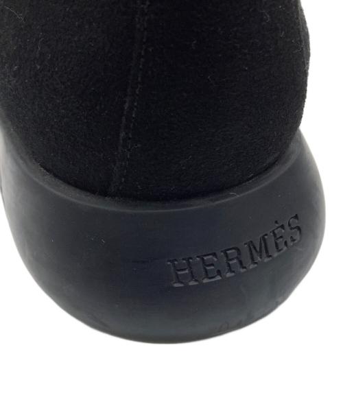 HERMES（エルメス）HERMES (エルメス) ショートブーツ ブラック サイズ:−の古着・服飾アイテム