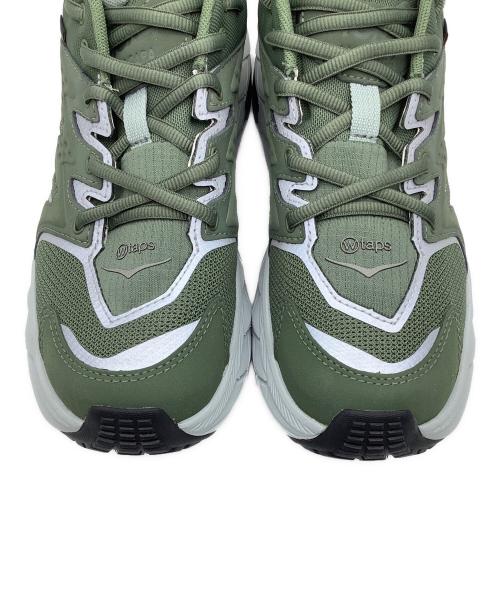 HOKAONEONE（ホカオネオネ）HOKAONEONE (ホカオネオネ) WTAPS (ダブルタップス) ローカットスニーカー カーキ サイズ:24の古着・服飾アイテム