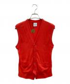 Le troyesルトロワ）の古着「ニットベスト」｜レッド