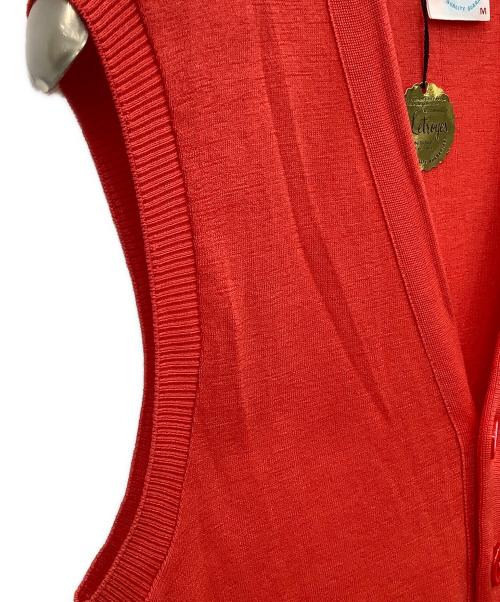 Le troyes（ルトロワ）Le troyes (ルトロワ) ニットベスト レッド サイズ:Mの古着・服飾アイテム