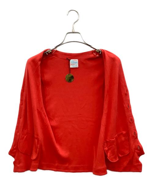 Le troyes（ルトロワ）Le troyes (ルトロワ) ニットベスト レッド サイズ:Mの古着・服飾アイテム