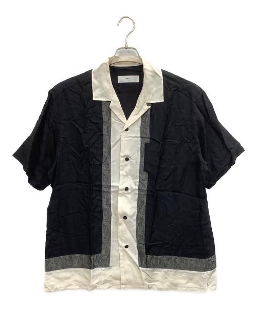 TOGA VIRILIS（トーガ ビリリース）TOGA VIRILIS (トーガ ビリリース) 半袖シャツ ネイビー×ホワイト サイズ:48の古着・服飾アイテム